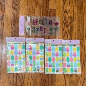 Spritz Colorful Easter Egg Treat Bags 15c each. Total 60 treat bags! + gel cling
